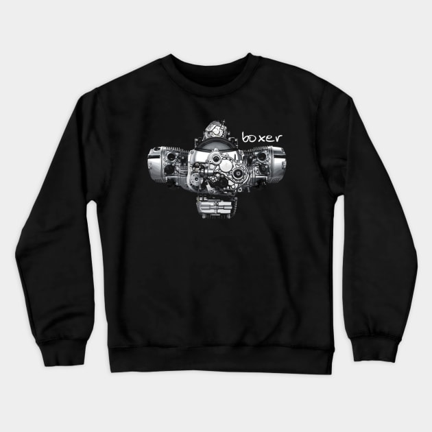 Boxer Engine Crewneck Sweatshirt by TeeGo